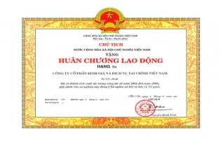 Huân chương Lao động Hạng Ba 
